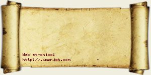 David Stojnić vizit kartica